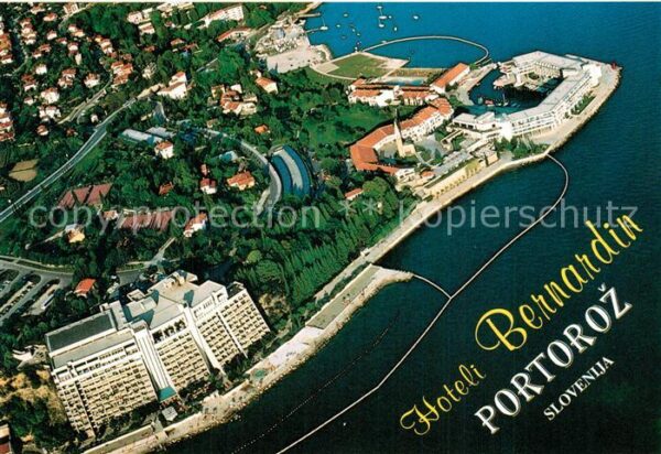 Portoroz Hoteli Bernardin Fliegeraufnahme