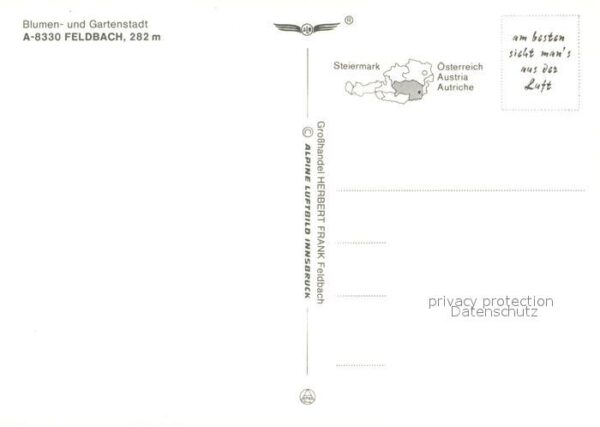 Feldbach Steiermark Blumen- und Gartenstadt Fliegeraufnahme – Bild 2