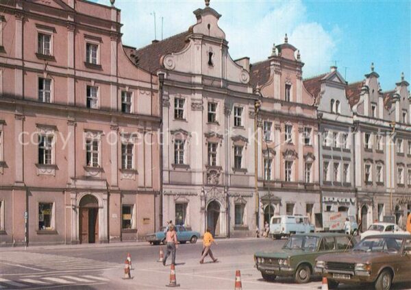 Opole Oppeln Oberschlesien Kamieniczki w Rynku Mietshäuser Marktpl