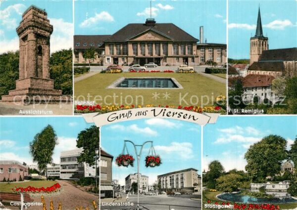 Viersen Aussichtsturm Bahnhof St Remigius Kirch