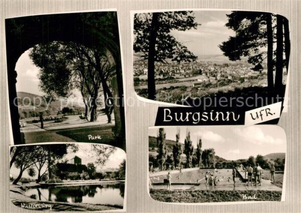 Burgsinn Panorama Park Wasserburg Freibad