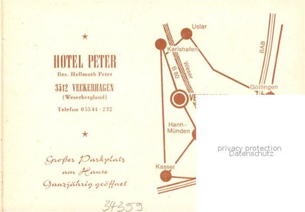 Veckerhagen Hotel Peter Restaurant Terrasse – Bild 2