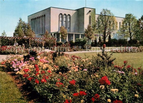 Bielefeld Oetkerhalle Parkanlagen Blumenbeete
