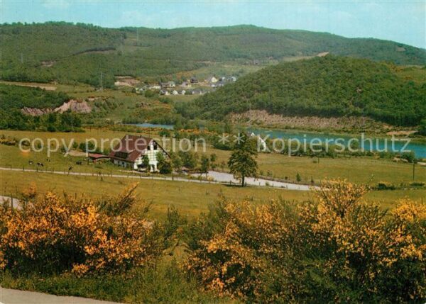 Hasenfeld Panorama Blick ins Rurtal Hotel Cafe Re