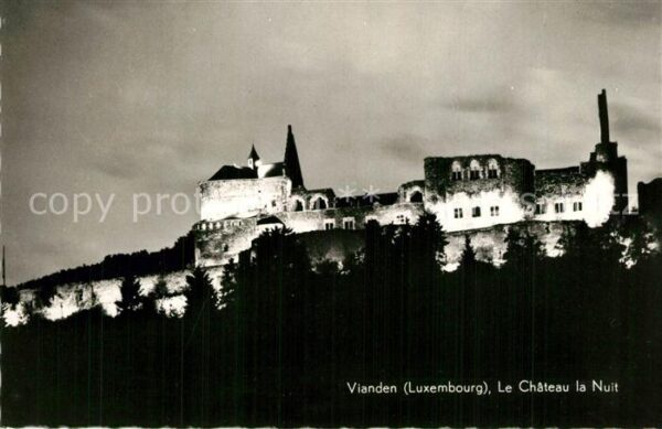 Vianden Chateau la Nuit