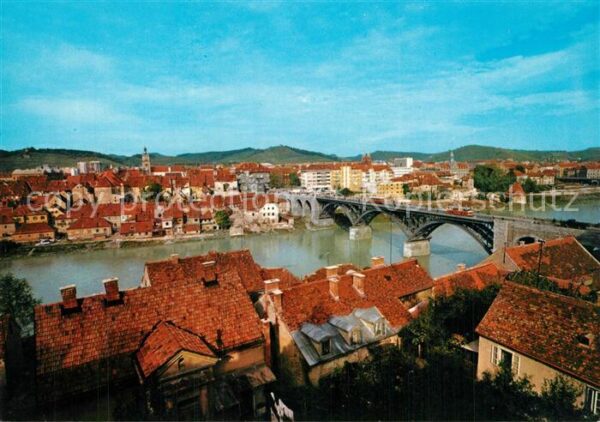 Maribor Marburg Drau s starim Pristanom