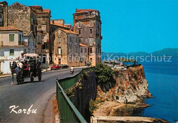 Korfu Corfu Altstadt Pferdekutsche