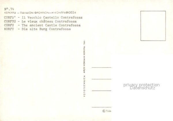 Corfu Korfu Burg Contrafossa – Bild 2