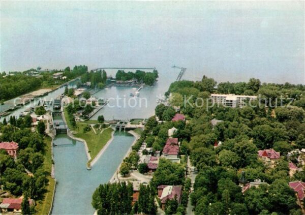 Siofok Fliegeraufnahme Seepartie
