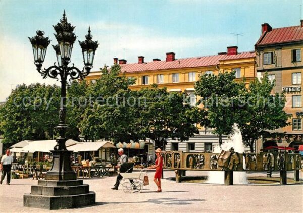 Uppsala Vaksala torg Brunnen