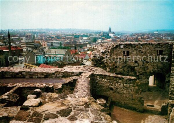 Eger Ungarn Aussicht von der Burg