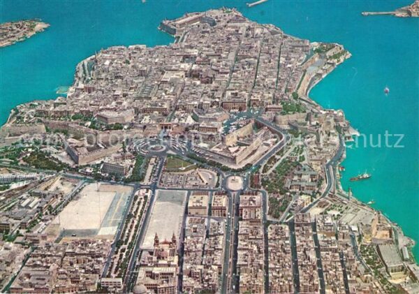 Valetta Malta Fliegeraufnahme Floriana Granaries