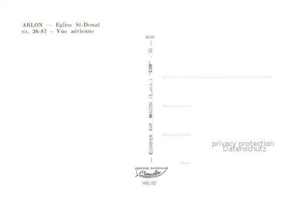 Arlon Wallonie Eglise St. Donat Fliegeraufnahme – Bild 2