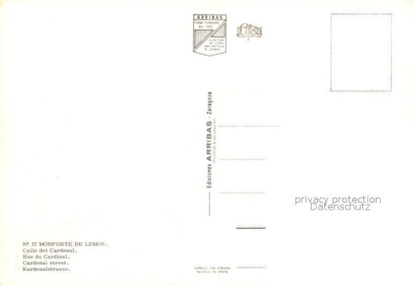 Monforte de Lemos Calle del Cardenal – Bild 2
