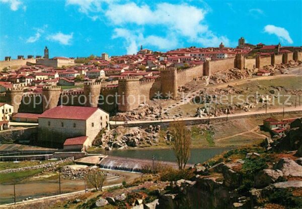 Avila Espana Walled City Stadtmauer
