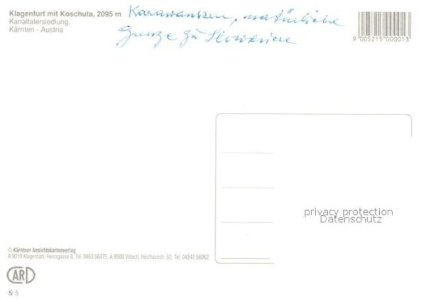 Klagenfurt W?rthersee mit Koschuta Kanaltalersiedlung – Bild 2