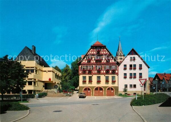 Welzheim Rathaus St. Galluskirchturm