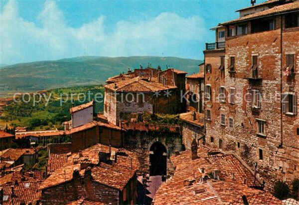 Perugia Scorcio ed arco della Mandorla
