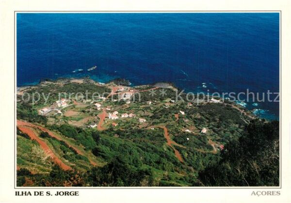 Acores Fliegeraufnahme Ilha de S. Jorge