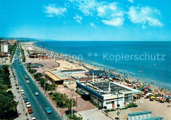Pescara Fliegeraufnahme mit Strand