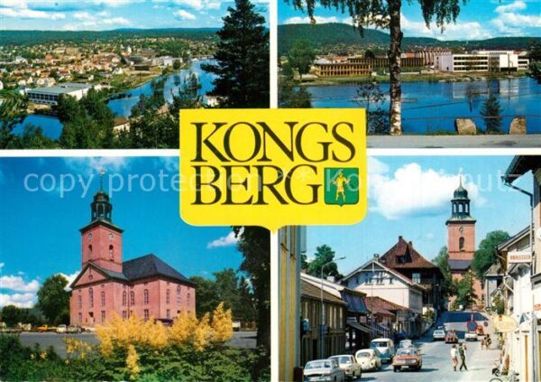 Kongsberg Kirchen Fluss