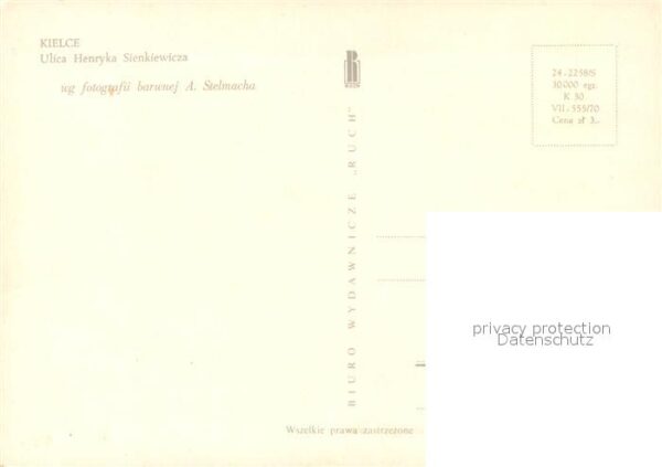 Kielce Ulica Henryka Siekiewicza – Bild 2