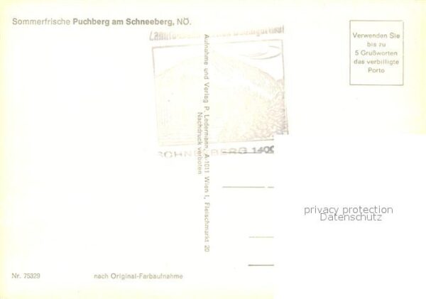 Puchberg Schneeberg Fliegeraufnahme – Bild 2