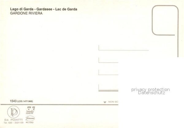 Gardone Garda Seepromenade – Bild 2