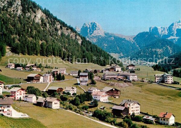 Val Gardena Blick von St. Christina nach Wolkenstei