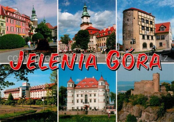 Jelenia Gora Hirschberg Schlesien Kaplice Ratusz Baszta Grodzka Hotel Mer