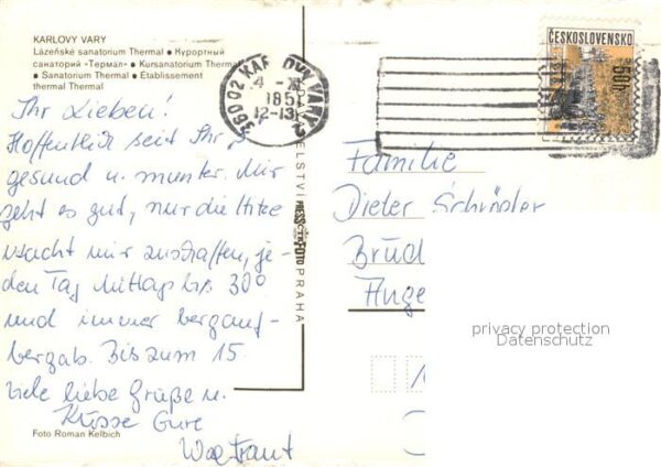 Karlovy Vary Kursanatorium Thermal – Bild 2