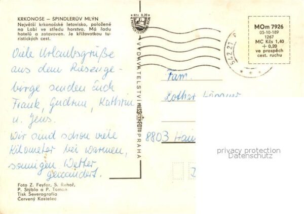 Spindleruv Mlyn Spindlermuehle Panorama Ortsmotiv Bergstation Sesselli – Bild 2