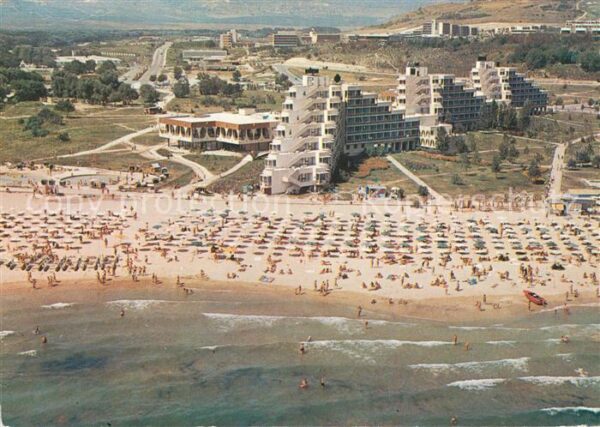 Albena Kurort Strand Fliegeraufnahme