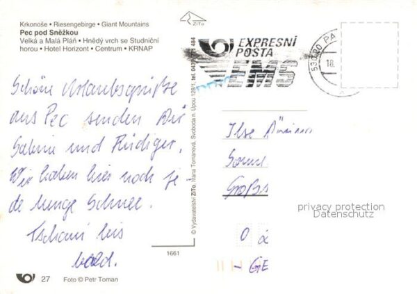 Pec pod Snezkou Winterpanorama Skigebiet Riesengebirge – Bild 2