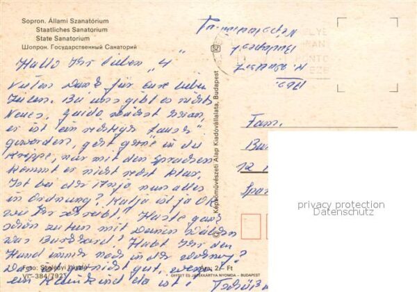 Sopron Oedenburg Allami Szanatorium Staatliches Sanatori – Bild 2