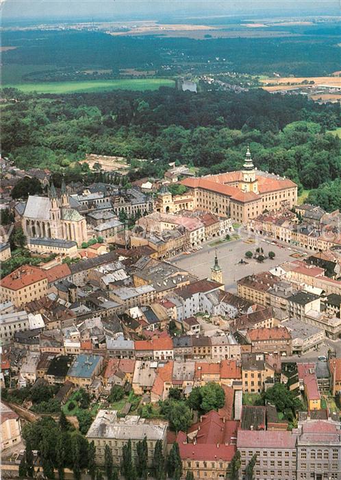 Kremsier Kromeriz Czechia Celkovy pohled na stred mesta Stadtzent