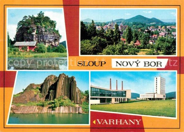 Sloup v Cechach Skalni hrad Panorama Novy Bor Skalni ut