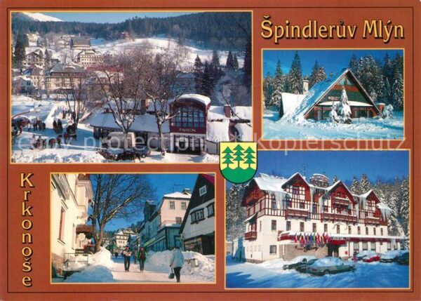 Spindleruv Mlyn Spindlermuehle Teilansichten Hotel Berghütte Winterlan
