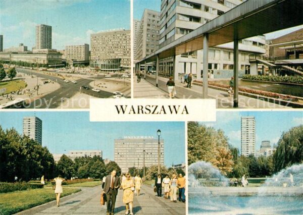Warszawa Centrum Kaufhäuser Passage Defilad Plat