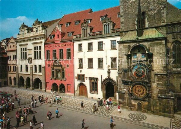 Praha Prahy Prague Altstädter Rathaus Sonnenuhr