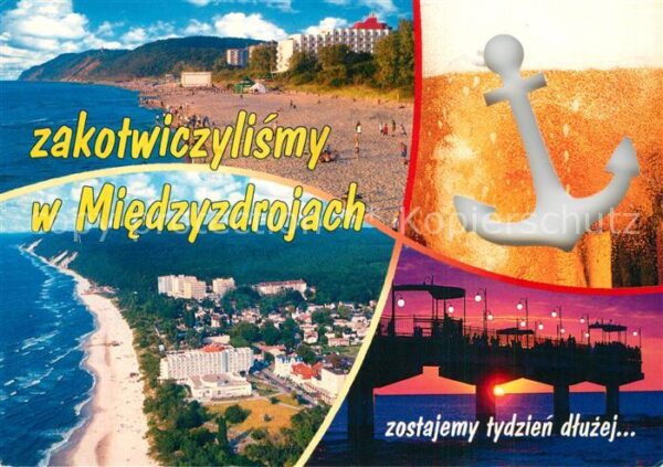 Miedzyzdroje Strand Hotels Seebrücke Anker Fliegerau