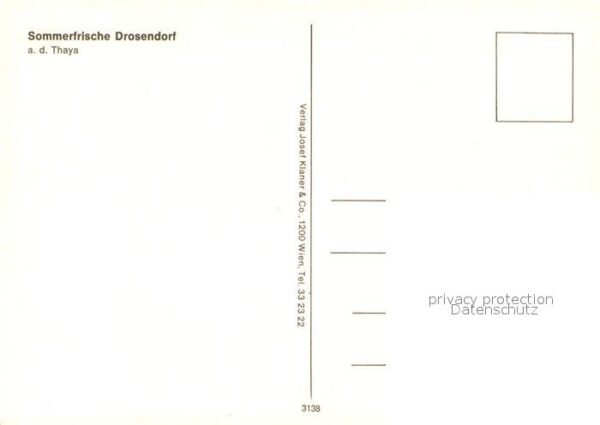 Drosendorf-Zissersdorf Ortsansicht mit Kirche Schloss an der T – Bild 2