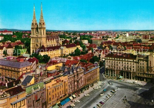 Zagreb Panorama Stadtzentrum