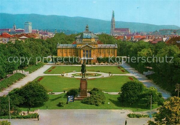Zagreb Trg Krlja Tomislava Platz Denkmal