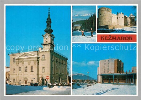 Kezmarok Radnica Hotel Renesancny hrad Sidlisko