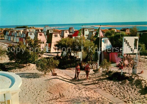 Olhão Praia da Armona Ferienbungalows am Stra