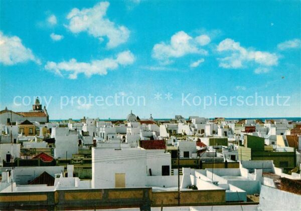 Olhão Acoteias Blick über die Stadt