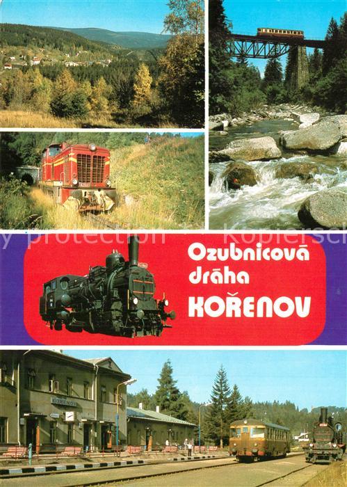 Korenov Diesellokomotive Bahnhof Eisenbahnbrück
