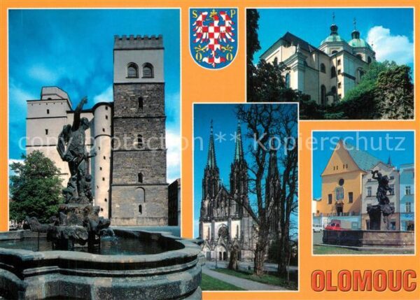 Olomouc Sehenswürdigkeiten der Stadt Brunnen Ki
