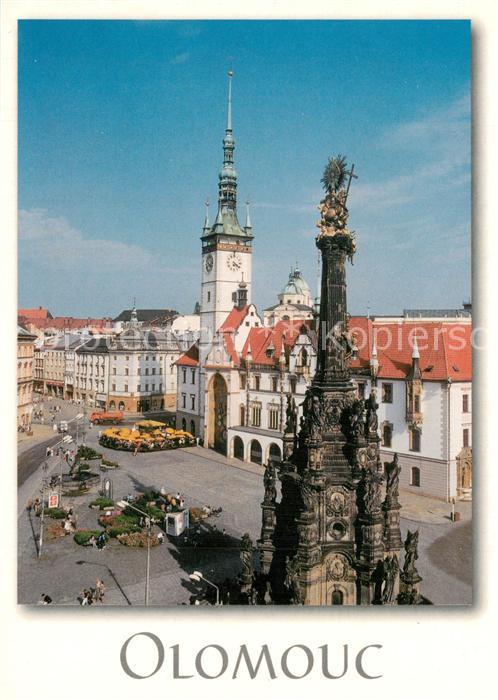 Olomouc Rathaus Platz Dreifaltigkeitssäule